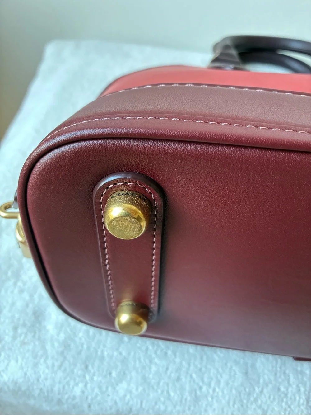 Coach Revel Bag in Bold Red Multi colorway